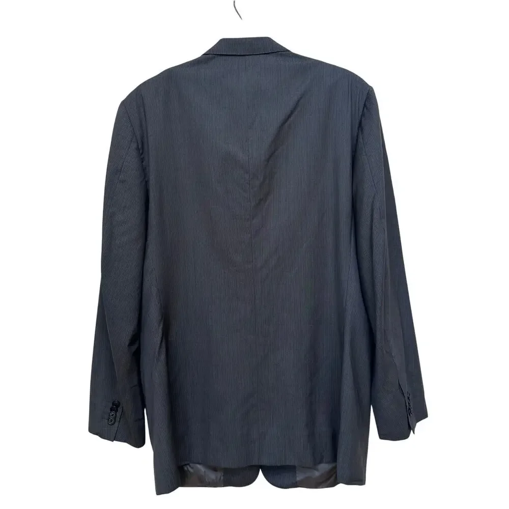 Corneliani Made in Italy Gray Wool Silk Blazer Jacket Size 54R (US 44R) - Picture 3 of 7